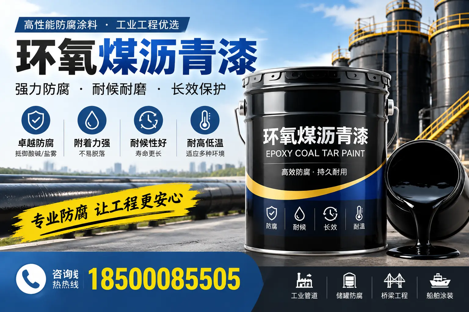 环氧煤沥青漆的施工方法与注意事项，确保在嘉峪关顺利完成